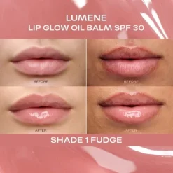 Lumene Lip Glow Oil Balm SPF30 1 Fudge 10 ml