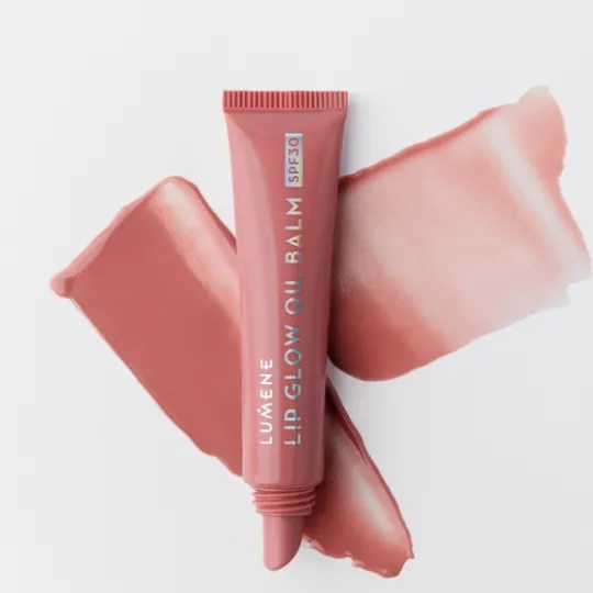 Lumene Lip Glow Oil Balm SPF30 1 Fudge 10 ml