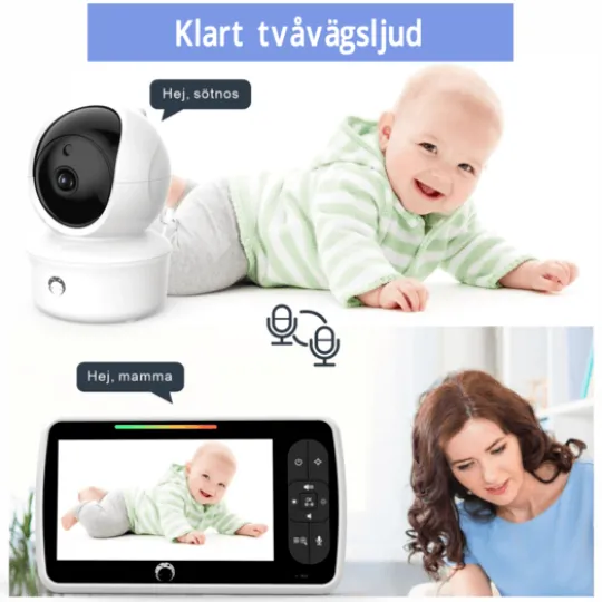 Luna Bambini Baby Prestige med 5" färgskärm