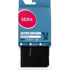 Mabs Comp Active Dryarn Knee Black XL