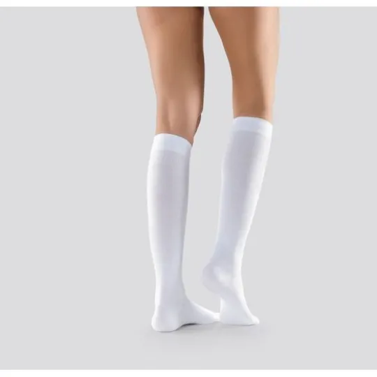 Mabs Cotton Knee White S