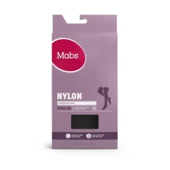 Mabs Nylon Stay Up Black S