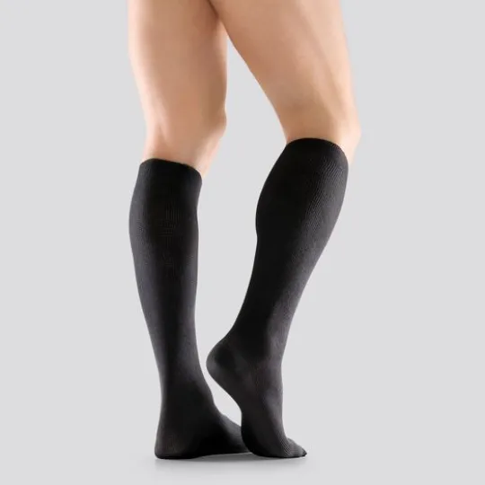 Mabs Thin Cotton Knee Black M