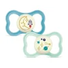 MAM Air Night Silicone 16-36 mån Blue 2-pack
