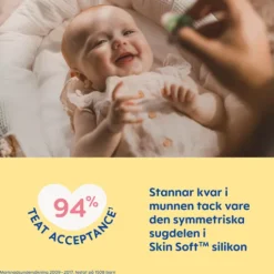 MAM Air Night Silicone 16-36 mån Blue 2-pack