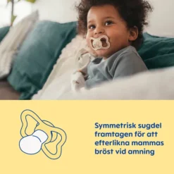 MAM Air Night Silicone 16-36 mån Blue 2-pack