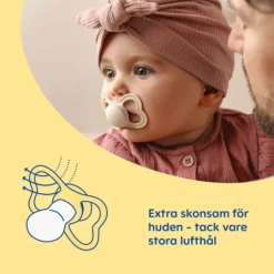 MAM Air Night Silicone 16-36 mån Neutral 2-pack