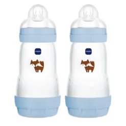 MAM Easy Start Anti-Colic 260 ml Blue 2 st