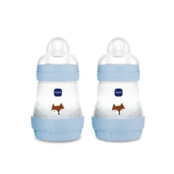 MAM Easy Start Anti-Colic 160 ml Blue 2 st