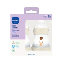 MAM Easy Start Anti-Colic 160 ml Neutral 2 st