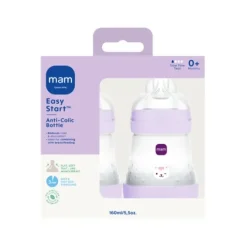 MAM Easy Start Anti-Colic 160 ml Pink 2 st