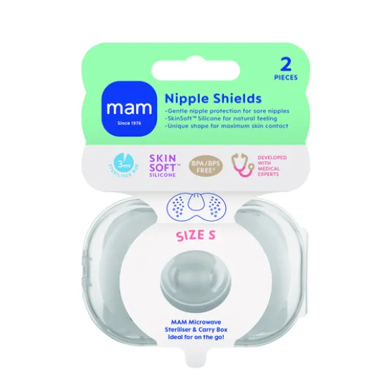 MAM Nipple Shields Small 2-pack