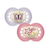 MAM Original Night Silicone 16-36 mån Pink 2-pack
