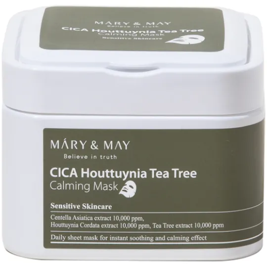 Mary&May CICA Houttuynia Tea Tree Calming Mask 30 st