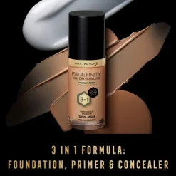 MAX FACTOR All Day Flawles 3in1 Foundation 033 Crystal beige