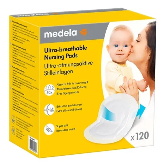Medela Ultra-andningsbara amningsinlägg 120-pack