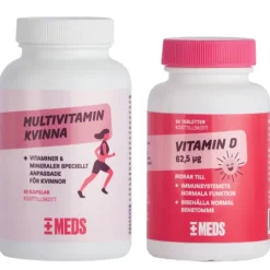 MEDS Multivitamin Kvinna + Vitamin D