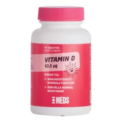 MEDS Vitamin D 2500 IU 90 tabletter