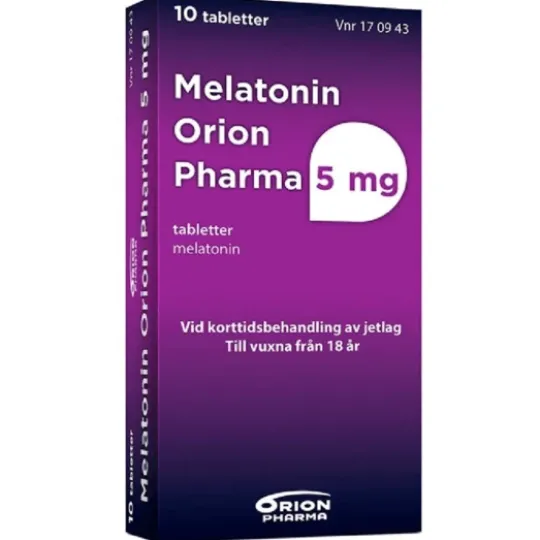 Melatonin Orion Pharma 5 mg 10 tablett(er) Tablett
