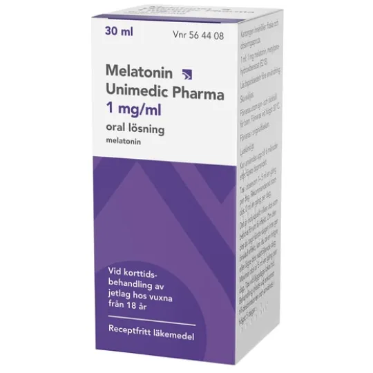 Melatonin Unimedic Pharma 1 mg/ml oral lösning 30 ml