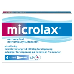 Microlax mikrolavemang 4 x 5 ml
