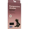 Millu Kompressionsstrumpa Bomull Klass 1 Svart M