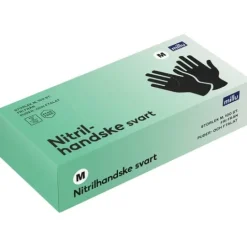 Millu Nitrilhandske Svart M 100 st
