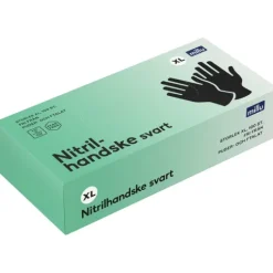 Millu Nitrilhandske Svart XL 100 st