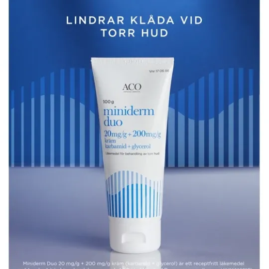 Miniderm Duo Kräm 2% Karbamid 20% Glycerol 100 g