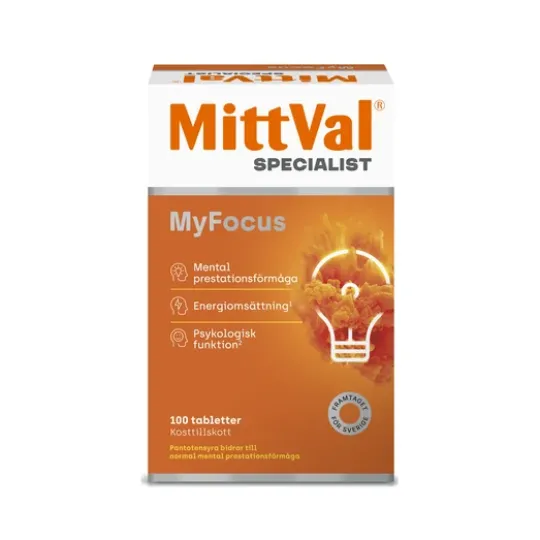 MittVal MyFocus 100 tabletter