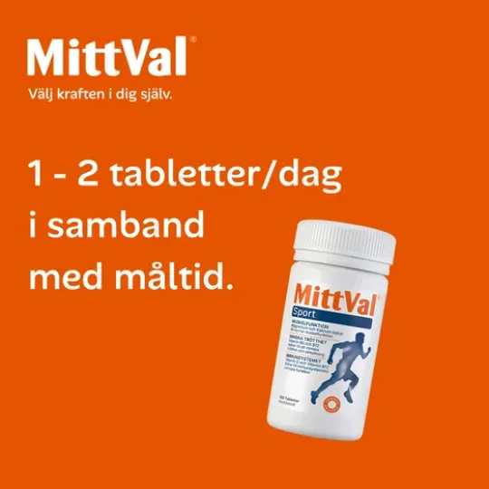 MittVal Sport 100 tabletter