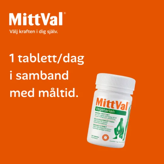 MittVal Vegetarian 100 tabletter