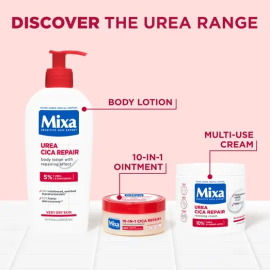 Mixa 10-in-1 Cica Repair+ Repairing Ointment 150 ml
