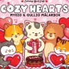 Målarbok Cozy Hearts