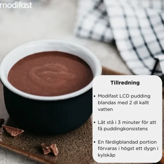 Modifast Low Calorie Diet Chocolate Pudding 8 x 55 g
