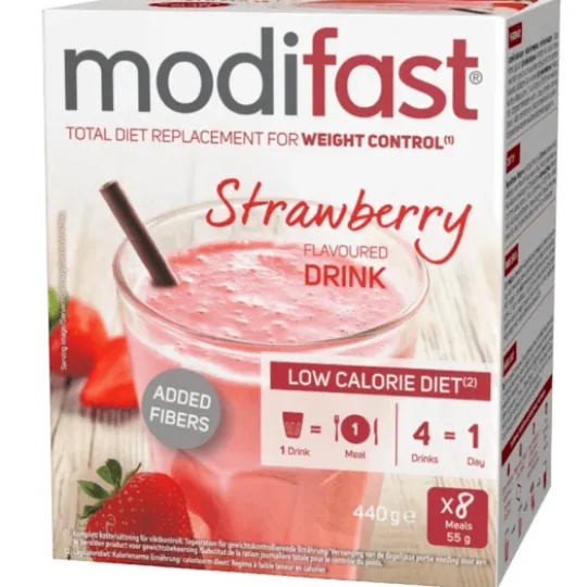Modifast Low Calorie Diet Strawberry 8 x 55 g
