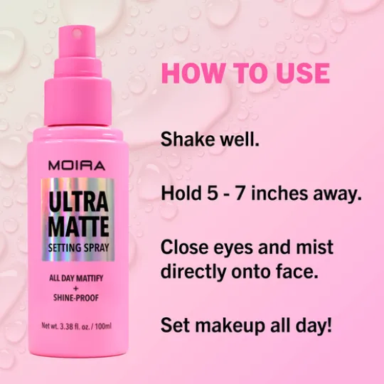 MOIRA Ultra Matte Setting Spray 100 ml