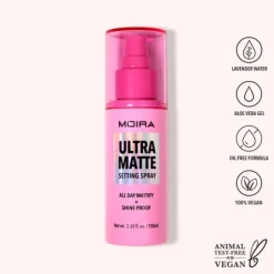 MOIRA Ultra Matte Setting Spray 100 ml