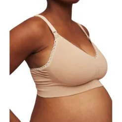 momkind Amningsbh utan bygel Sand M/L