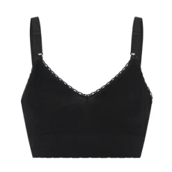 momkind Amningsbh utan bygel Svart M/L