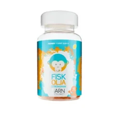 Monkids Fiskolja Citron Barn 60 st tuggtabletter