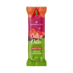 Moonvalley Energy Bar Havre & Dadlar Äpple & Kanel 50 g