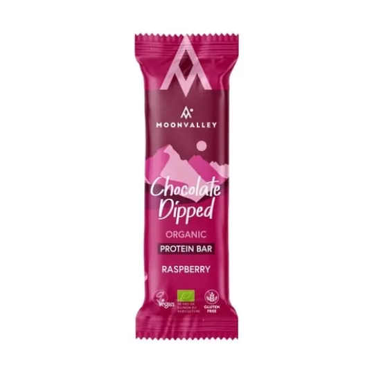 Moonvalley Protein Bar Chokladdoppad Hallon 50 g