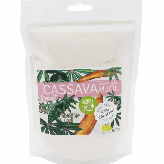 Mother Earth Cassavamjöl Finmalt ME EKO 500 g