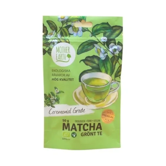 Mother Earth Matcha Ceremonial Grade RAW & EKO 50 g