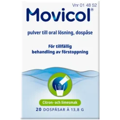 Movicol, pulver till oral lösning i dospåse 20 st