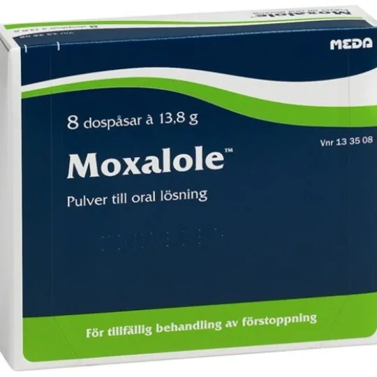 Moxalole, pulver till oral lösning i dospåse 8 st