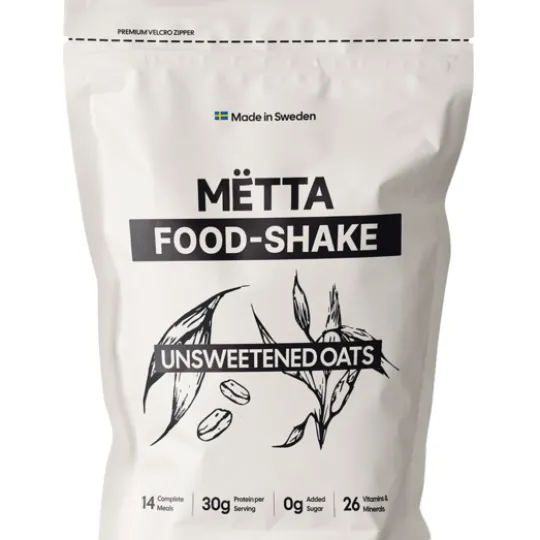 MËTTA Food Shake Unsweetened Oats 1400 g