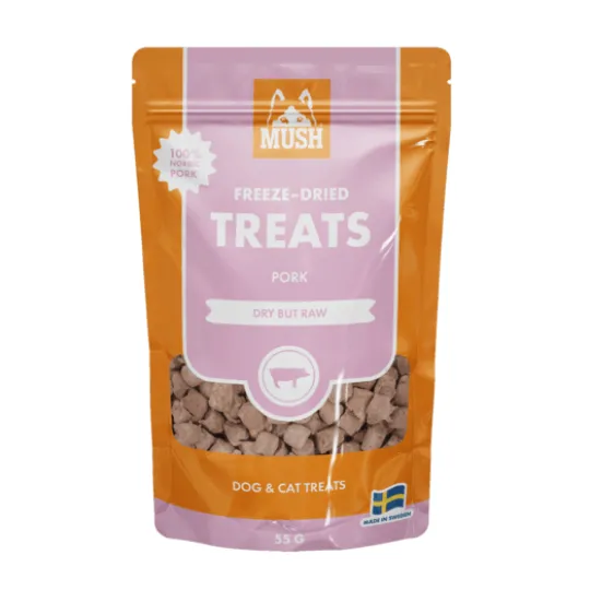 MUSH Treats Frystorkad Gris 55 g