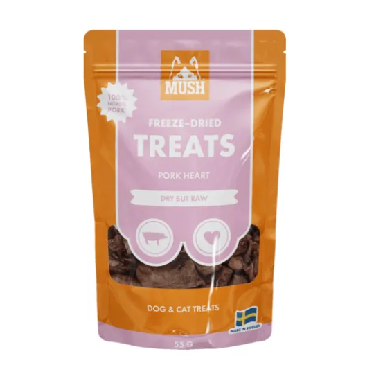 MUSH Treats Frystorkad Grishjärta 50 g